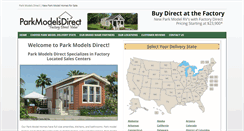 Desktop Screenshot of parkmodelsdirect.com